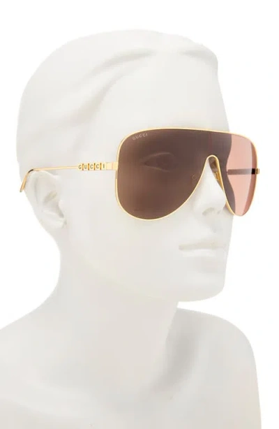Gucci 99mm Shield Sunglasses