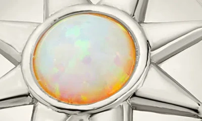 Sterling Forever Sunni Opal Signet Ring
