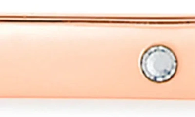 Sterling Forever Cubic Zircona Bar Pendant Necklace