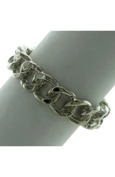 Olivia Welles Vera Curb Chain Link Stretch Bracelet