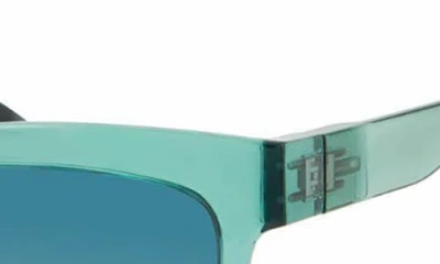 Eco Fuji 53mm Polarized Round Sunglasses