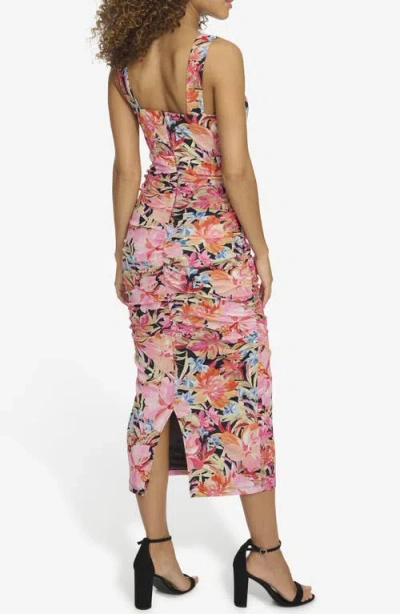 Siena Printed Mesh Midi Dress