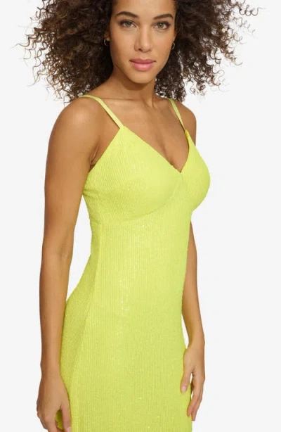 Siena Sequin Mesh Sheath Dress