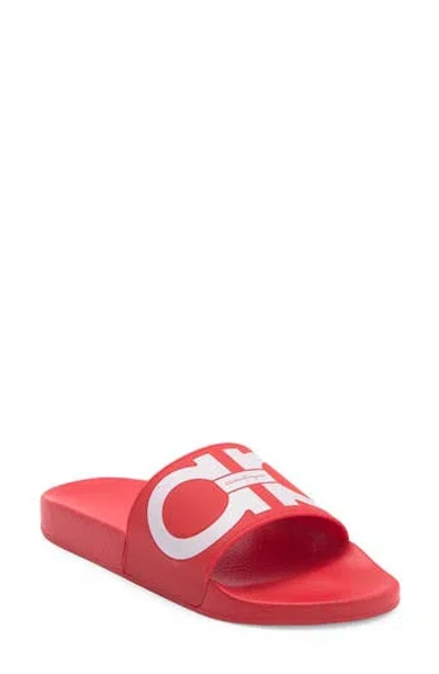 Ferragamo Groovy Gancini Slide Sandal