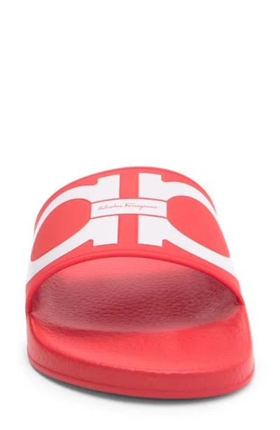 Ferragamo Groovy Gancini Slide Sandal