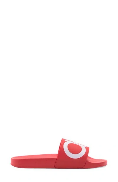 Ferragamo Groovy Gancini Slide Sandal