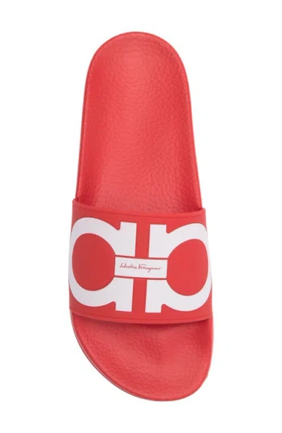 Ferragamo Groovy Gancini Slide Sandal
