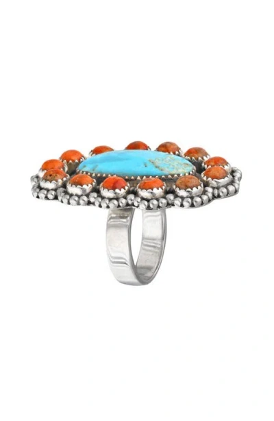 Ys Gems Southwestern Turquoise Ring