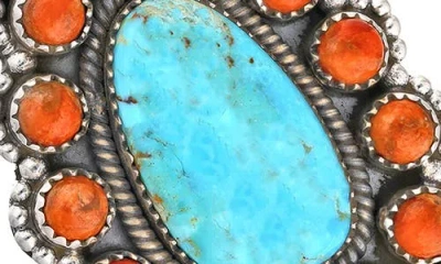 Ys Gems Southwestern Turquoise Ring