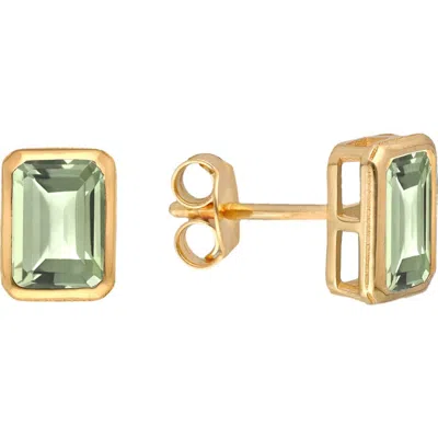 Ys Gems Quartz Stud Earrings