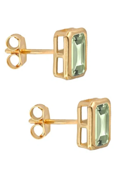 Ys Gems Quartz Stud Earrings