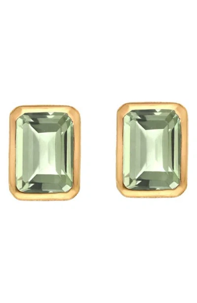 Ys Gems Quartz Stud Earrings