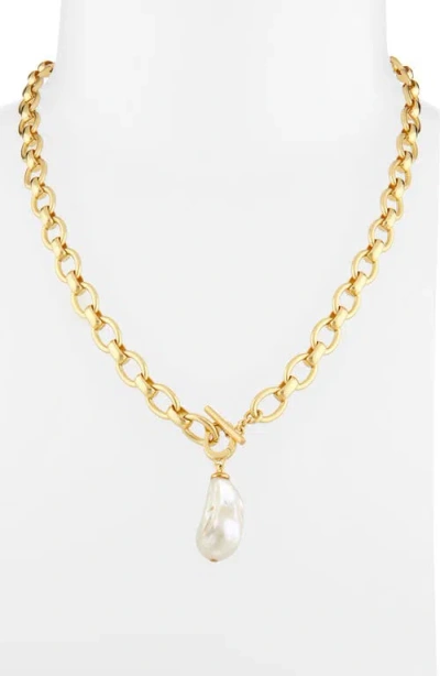 Dean Davidson Florence Freshwater Pearl Pendant Collar Necklace