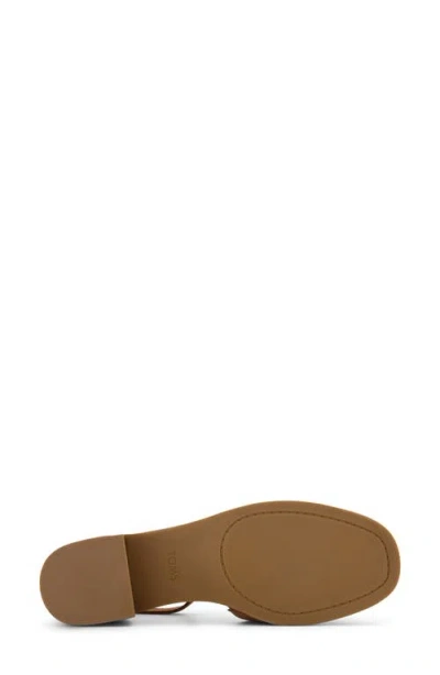 Toms Women's Jaclyn Fisherman Heel Amber Kid Suede In Brown