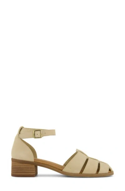 Toms Jaclyn Ankle Strap Fisherman Sandal In Neutral