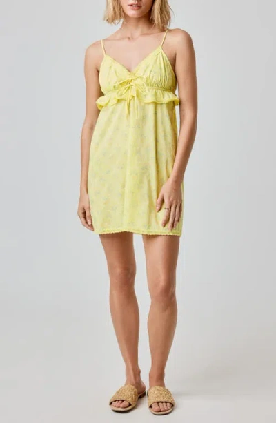 Florence By Mills Ruffle Lace Trim Cotton Mini Sundress