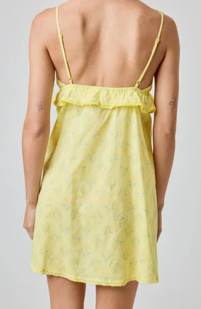 Florence By Mills Ruffle Lace Trim Cotton Mini Sundress