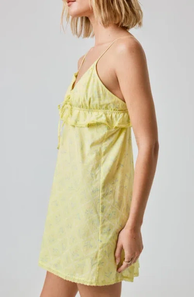Florence By Mills Ruffle Lace Trim Cotton Mini Sundress