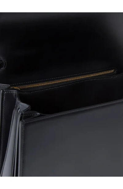 Akris Medium Alice Leather Top Handle Bag