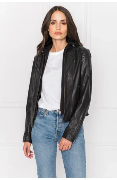Lamarque Arlette Leather Biker Jacket