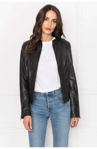 Lamarque Arlette Leather Biker Jacket