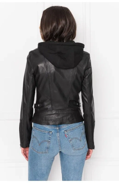 Lamarque Arlette Leather Biker Jacket