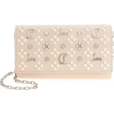 Christian Louboutin Paloma Leather Clutch