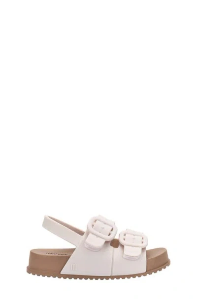 Mini Melissa Kids' Mini Cozy Slingback Sandal In Neutral