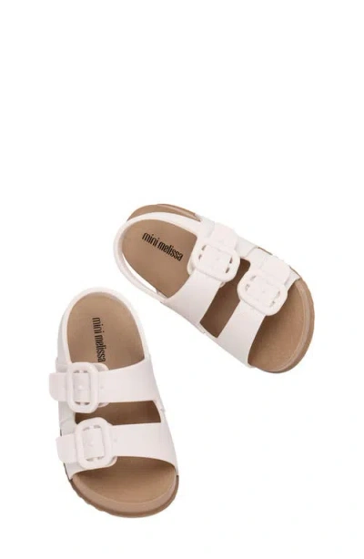 Mini Melissa Kids' Mini Cozy Slingback Sandal In Neutral