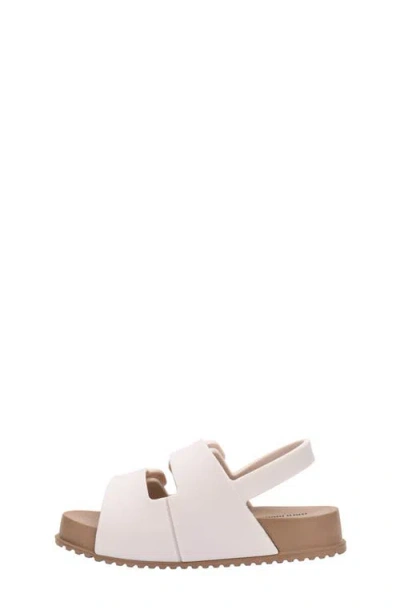 Mini Melissa Kids' Mini Cozy Slingback Sandal In Neutral