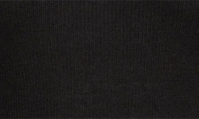 Michael Kors Hutton Ribbed Crewneck Cashmere Sweater In Black