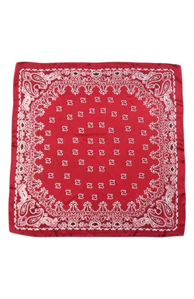 Petit Moments Bandana Print Square Scarf