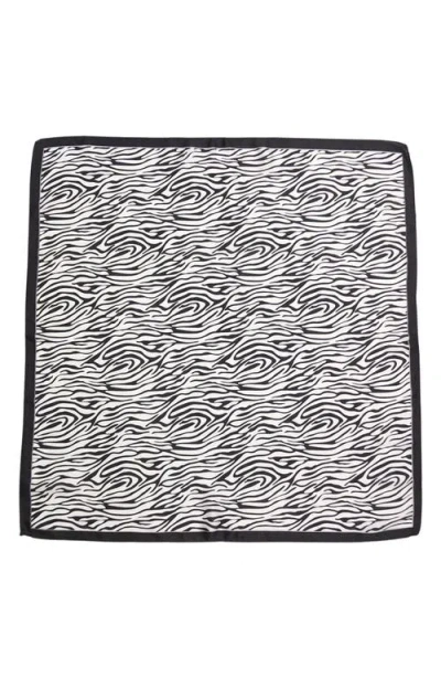 Petit Moments Zebra Print Square Scarf