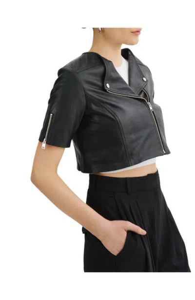 Lamarque Kirsi | Cropped Biker Jacket