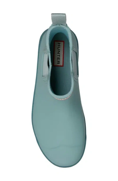 Hunter Original Waterproof Chelsea Rain Boot In Blue
