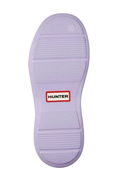 Hunter Elena Water Resistant Clog In Purple