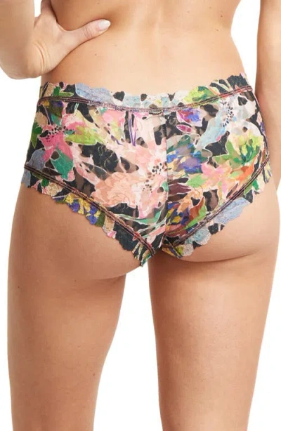 Hanky Panky Printed Signature Lace Boyshort In Multi