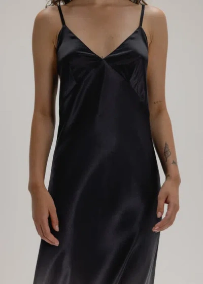 Alas 100 Silk Slip Maxi Dress