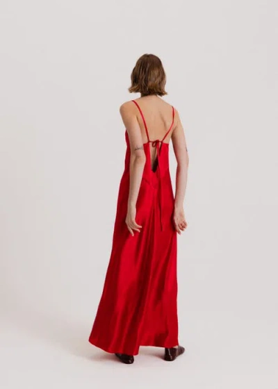 Alas 100 Silk Slip Maxi Dress