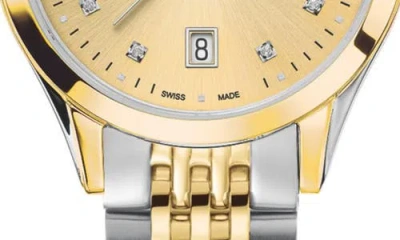 Balmain Classic R Diamond Bracelet Watch, 34mm
