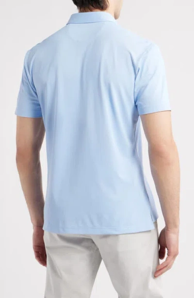 Johnnie-o Stevie Performance Polo In Blue