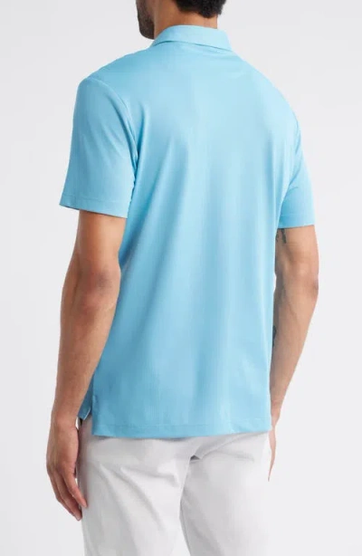 Johnnie-o Stevie Performance Polo In Blue