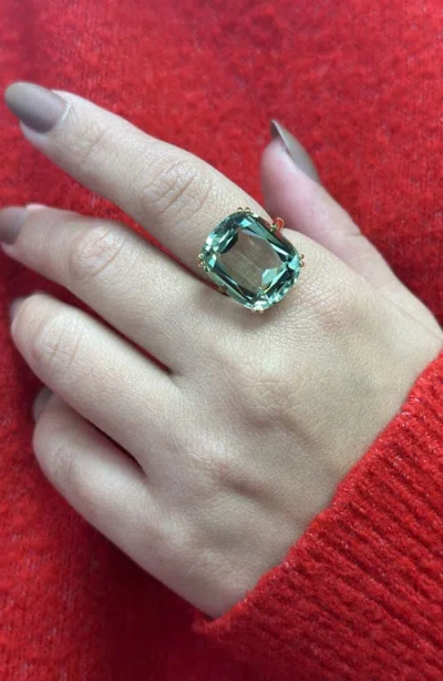 Goshwara Gossip Cushion Cut Cocktail Ring
