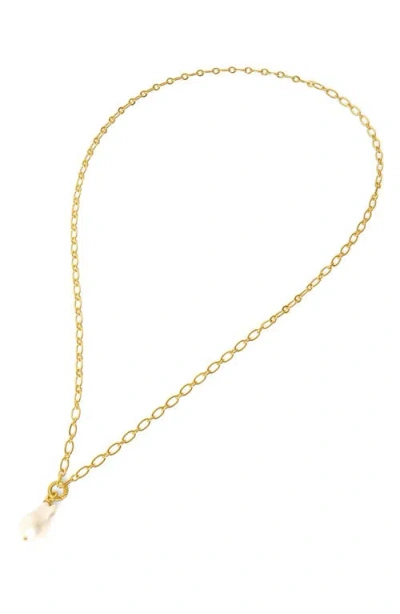 Dean Davidson Florence Freshwater Pearl Pendant Long Chain Necklace