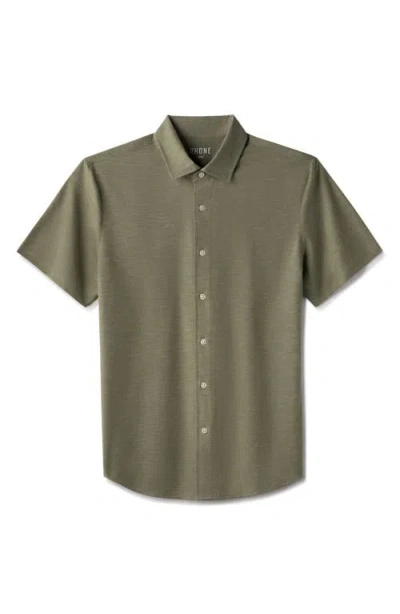 Rhone Brezza Performance Short Sleeve Button-up Shirt