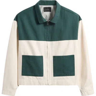 Pacsun Blocked Yoke Cotton Jacket In Multi