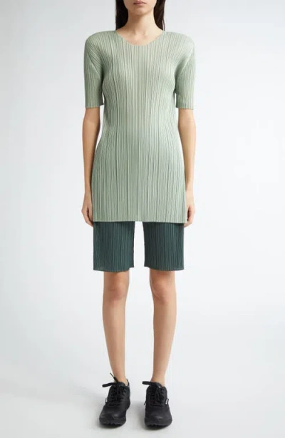 Issey Miyake Pleats Please  Monthly Colors June Pleated Shorts