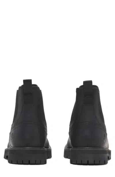 Timberland Black Nubuc Leather Boot In Black