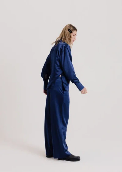 Alas Silk Wide Leg Pants