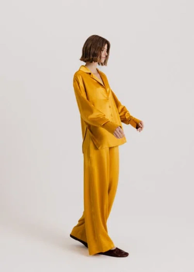 Alas Silk Wide Leg Pants
